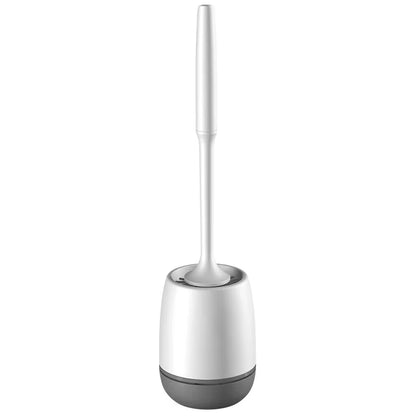 TPR Silicone Head Toilet Brush Wall Mounted Cleaning Brush Long Handle Toilet Brush Bathroom Accessories Sets Tools