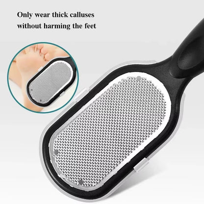 SilkyStep Pro – Double-Sided Stainless Steel Foot File for Callus & Dead Skin Removal
