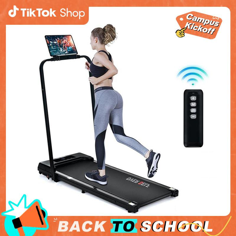 2-In-1 Portable Treadmill with Handle for Home & Office Use